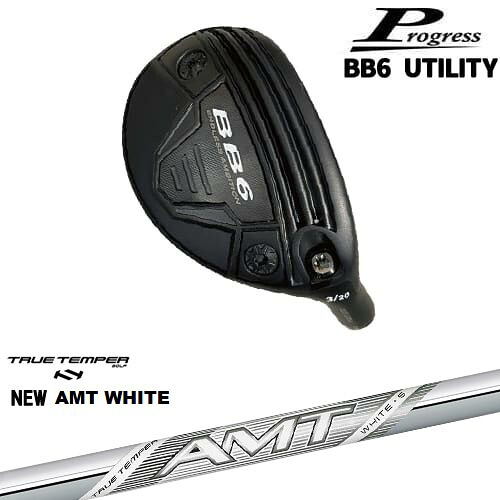 Progress BB6 Utility ユーティリティ[UT]プログレスProgress New AMT WHITE ホワイトTRUE TEMPERトゥルーテンパー｜カスタムクラブ工房 OVDGOLF