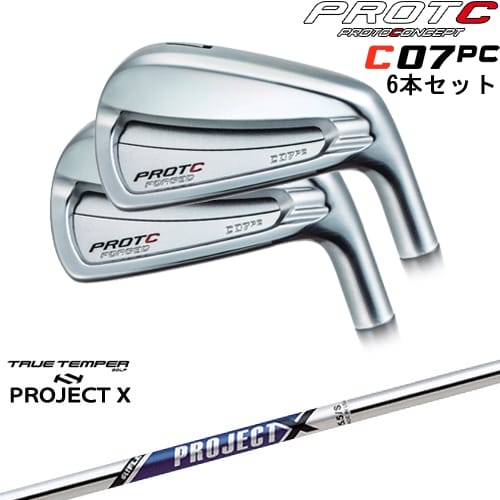 【OVDカスタム】C07PC FORGED IRON アイアン6本set(5I-PW/6I-GW)[5P]プロトコンセプトPROTOCONCEP PROJECT XTRUE TEMPERトゥルーテンパー｜カスタムクラブ工房 OVDGOLF
