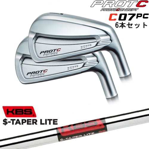 【OVDカスタム】C07PC FORGED IRON アイアン6本set(5I-PW/6I-GW)[5P]プロトコンセプトPROTOCONCEP KBS $-TAPER LITE ( エステーパー ライト )
