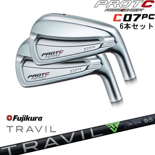 【OVDカスタム】C07PC FORGED IRON アイアン6本set(5I-PW/6I-GW)[5P]プロトコンセプトPROTOCONCEP TRAVIL IRON トラビルアイアン Fujikura フジクラ