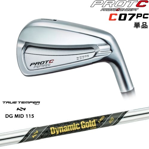 【OVDカスタム】C07PC FORGED IRON アイアン単品[IR]プロトコンセプトPROTOCONCEP Dynamic Gold MID 115 TRUE TEMPERトゥルーテンパー