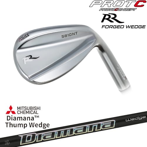 【OVDカスタム】PROTOCONCEPT RR FORGED WEDGE フォージド ウェッジ[WD]プロトコンセプトPROTOCONCEP Diamana Thump Wedge ディアマナ サンプWEDGE 三菱ケミカル｜カスタムクラブ工房 OVDGOLF