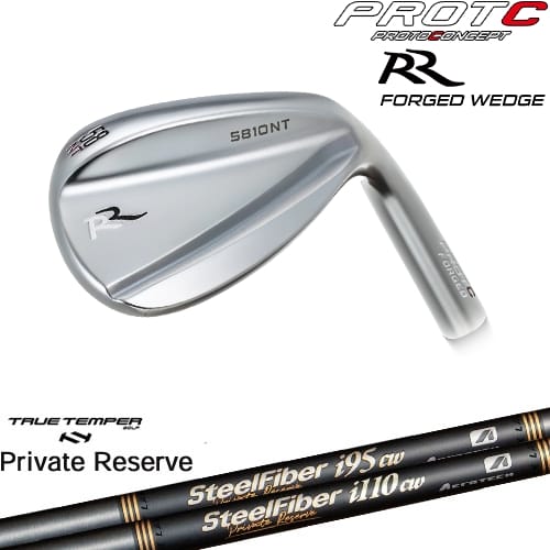 【OVDカスタム】PROTOCONCEPT RR FORGED WEDGE フォージド ウェッジ[WD]プロトコンセプトPROTOCONCEP SteelFiberｉシリーズ SteelFiber Private Reserve トゥルーテンパー