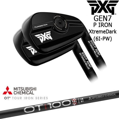 【OVDカスタム】PXG 0311 GEN7 P アイアン5本セット(6I-PW) ExtremeDark[6P]ピーエックスジーPXG OT TOUR iron 三菱ケミカル