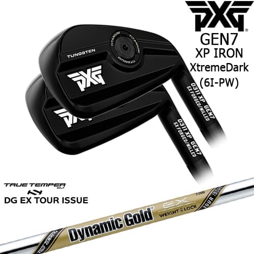 【OVDカスタム】PXG 0311 GEN7 XP アイアン5本set(6I-PW) ExtremeDark[6P]ピーエックスジーPXG DynamicGoldEX TOUR ISSUE ツアーイシューTRUE TEMPER