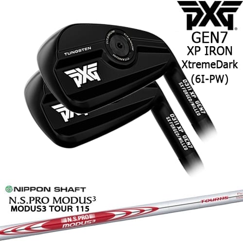 【OVDカスタム】PXG 0311 GEN7 XP アイアン5本set(6I-PW) ExtremeDark[6P]ピーエックスジーPXG N.S PRO MODUS 3 TOUR 115(赤) 日本シャフト｜カスタムクラブ工房 OVDGOLF 102,850円