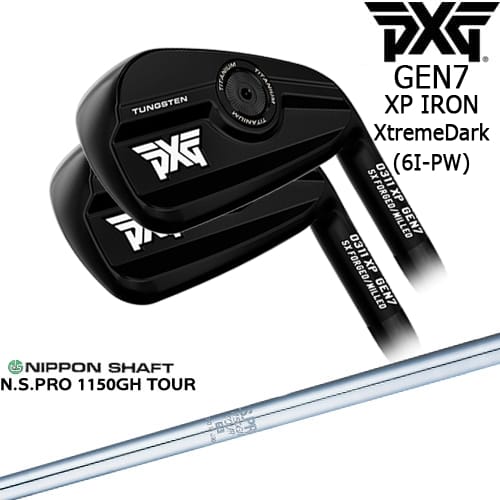 【OVDカスタム】PXG 0311 GEN7 XP アイアン5本set(6I-PW) ExtremeDark[6P]ピーエックスジーPXG N.S.PRO 1150GH TOUR 日本シャフト