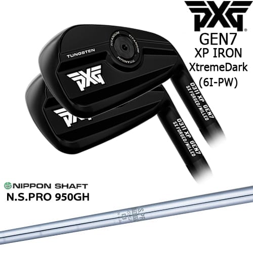 【OVDカスタム】PXG 0311 GEN7 XP アイアン5本set(6I-PW) ExtremeDark[6P]ピーエックスジーPXG N.S.PRO 950GH 日本シャフト｜カスタムクラブ工房 OVDGOLF
