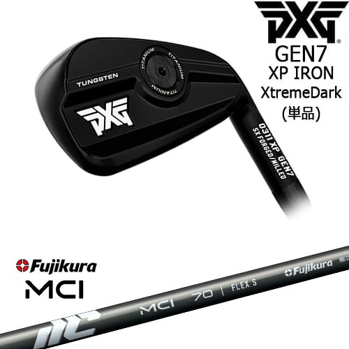PXG 0311 GEN7 XP アイアン単品(4I/5I/GW/SW/LW) ExtremeDark[IR]ピーエックスジーPXG New MCI Fujikura フジクラ