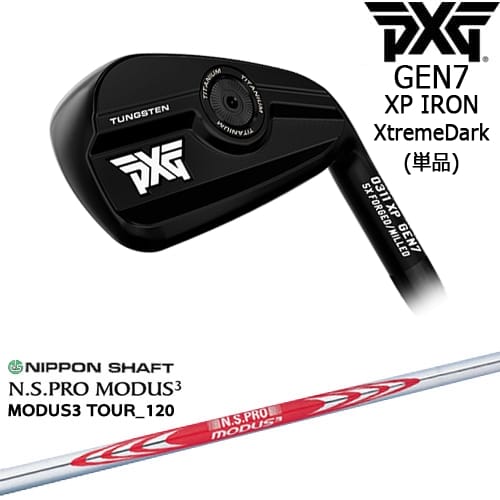 【OVDカスタム】PXG 0311 GEN7 XP アイアン単品(4I/5I/GW/SW/LW) ExtremeDark[IR]ピーエックスジーPXG N.S.PRO MODUS3 日本シャフト