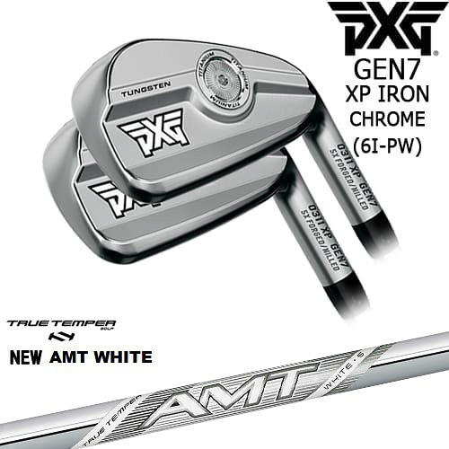 PXG 0311 GEN7 XP アイアン5本set(6I-PW) Chrome(シルバー)[6P]ピーエックスジーPXG New AMT WHITE ホワイトTRUE TEMPER
