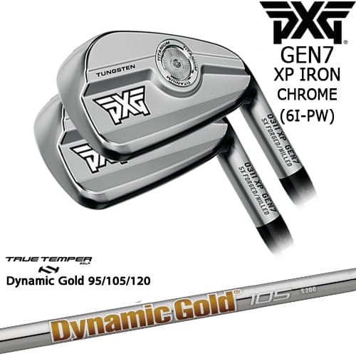 【OVDカスタム】PXG 0311 GEN7 XP アイアン5本set(6I-PW) Chrome(シルバー)[6P]ピーエックスジーPXG DynamicGold85 95 105 115 120 ダイナミックゴールドTRUE TEMPER