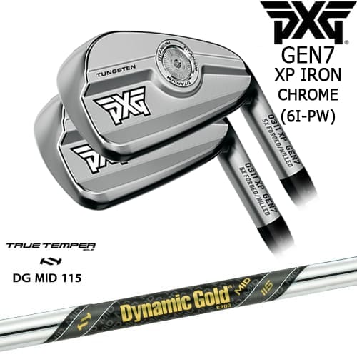 【OVDカスタム】PXG 0311 GEN7 XP アイアン5本set(6I-PW) Chrome(シルバー)[6P]ピーエックスジーPXG Dynamic Gold MID 115 TRUE TEMPERトゥルーテンパー 93,775円