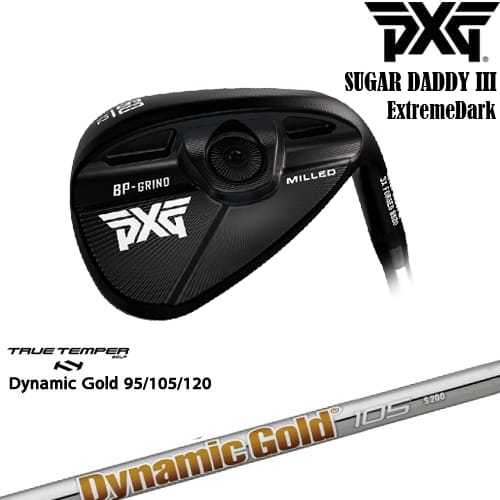 【OVDカスタム】PXG 0311 SUGAR DADDY3 シュガーダディー3 ミルド ウェッジ ExtremeDark[WD]ピーエックスジーPXG DynamicGold85 95 105 115 120TRUE TEMPER｜カスタムクラブ工房 OVDGOLF