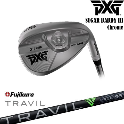 【OVDカスタム】PXG 0311 SUGAR DADDY3 シュガーダディー3 ミルド ウェッジ Chrome(シルバー)[WD]ピーエックスジーPXG TRAVIL IRON トラビルアイアン Fujikura フジクラ｜カスタムクラブ工房 OVDGOLF 36,465円