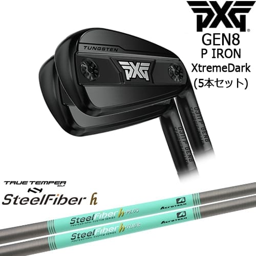 【OVDカスタム】PXG 0311 GEN8 P アイアン5本set(6I-W) XtremeDark(ブラック)[6P]ピーエックスジーPXG スチールファイバーh(パラレル) SteelFiberTRUE TEMPER 115,500円