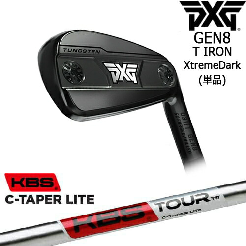 【OVDカスタム】PXG 0311 GEN8 T アイアン単品 XtremeDark(ブラック)[IR]ピーエックスジーPXG KBS C-TAPER LITE シーテーパー ライト