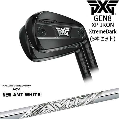 【OVDカスタム】PXG 0311 GEN8 XP アイアン5本set(6I-W) XtremeDark(ブラック)[6P]ピーエックスジーPXG New AMT WHITE ホワイトTRUE TEMPERトゥルーテンパー