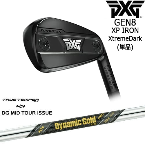 【OVDカスタム】PXG 0311 GEN8 XP アイアン単品 XtremeDark(ブラック)[IR]ピーエックスジーPXG Dynamic Gold MID TOUR ISSUE ツアーイシュー TRUE TEMPERトゥルーテンパー