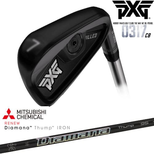 【PXGならOVDGOLF！】PXG 0317 CB プレーヤーズアイアン6本set(5-Pw)Extreme Dark[5P]Diamana Thump IRON ディアマナ サンプIRON 三菱ケミカル｜カスタムクラブ工房 OVDGOLF