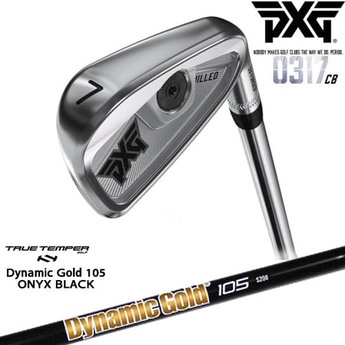 【PXGならOVDGOLF！】PXG 0317 CB プレーヤーズアイアン6本set(5-Pw)Chrome [5P]Dynamic Gold 105 ONYX BLACK オニキスブラック ダイナミックゴールド TRUE TEMPER