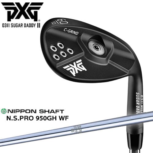 憧れの PXG SUGAR DADDY2 0311 MILLED ウェッジ BLACK ブラック 黒