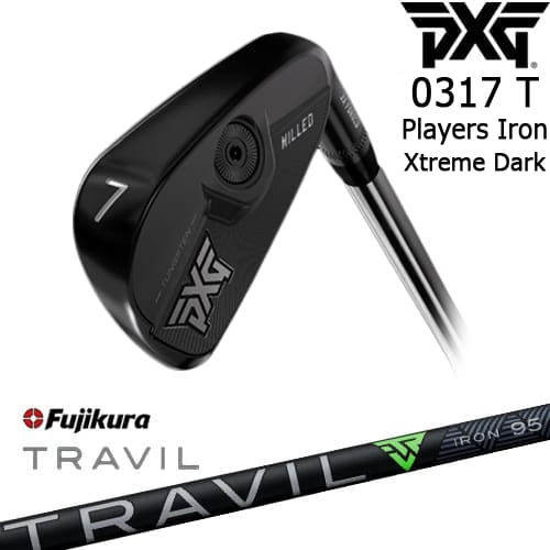 PXG 0317 T プレーヤーズアイアン6本set(5I-PW) XTREME DARK[5P]ピーエックスジーPXG TRAVIL IRON トラビルアイアン Fujikura フジクラ｜カスタムクラブ工房 OVDGOLF