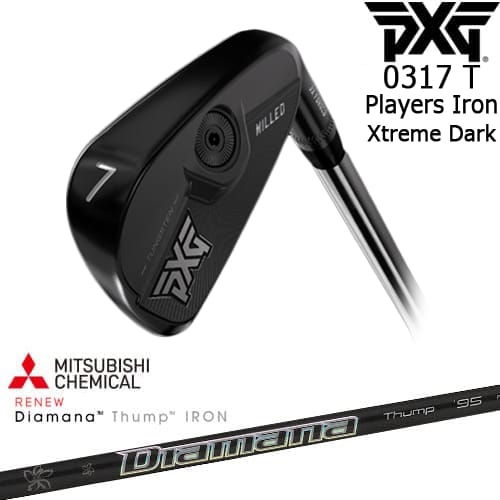 PXG 0317 T プレーヤーズアイアン6本set(6I-GW) XTREME DARK[6G]ピーエックスジーPXG Diamana Thump IRON ディアマナ サンプIRON 三菱ケミカル