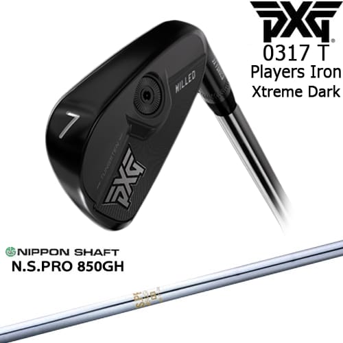PXG 0317 T プレーヤーズアイアン6本set(6I-GW) XTREME DARK[6G]ピーエックスジーPXG N.S.PRO 850GH 日本シャフト 122,100円