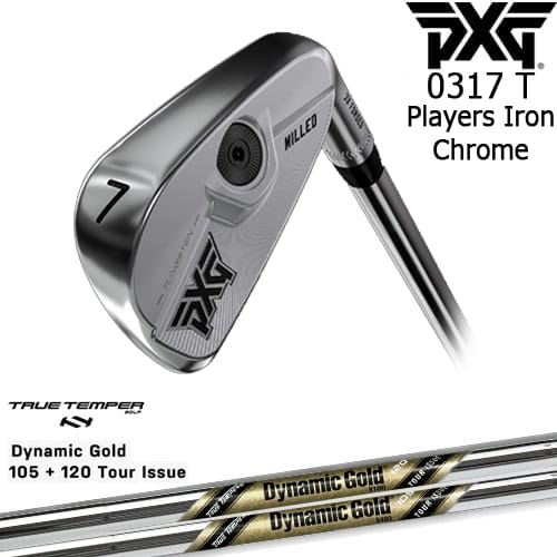 PXG 0317 T プレーヤーズアイアン6本set(6I-GW) CHROME[6G]ピーエックスジーPXG DynamicGold105 120 TOUR ISSUE(US)TRUE TEMPER