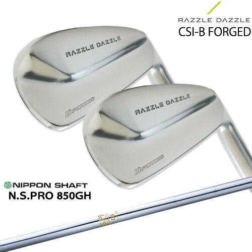 RAZZLE DAZZLE CSI-B FORGED ラズルダズル アイアン 6本セット(5I～PW) SRIXON N.S.PRO_850GH 日本シャフト カスタムクラブ｜カスタムクラブ工房 OVDGOLF
