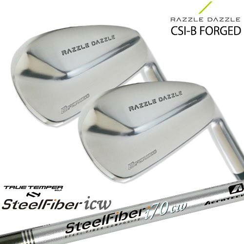 RAZZLE DAZZLE CSI-B FORGED ラズルダズル アイアン 6本セット(5I～PW) SRIXON スチールファイバー i シリーズ(テーパー) SteelFiber TRUE TENPER トゥルーテンパー カスタムクラブ｜カスタムクラブ工房 OVDGOLF