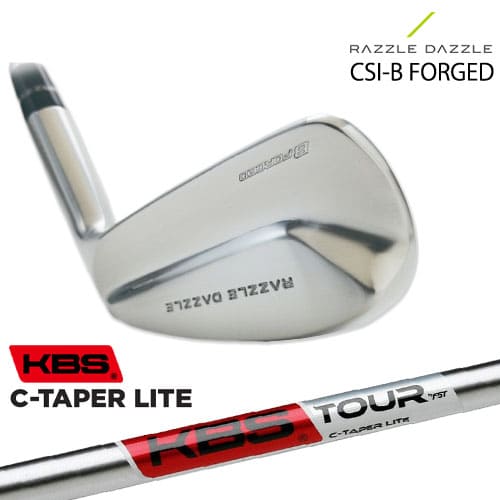 RAZZLE DAZZLE CSI-B FORGED ラズルダズル アイアン単品(3I 4I) SRIXON KBS C-TAPER LITE シーテーパー ライト[IR]｜カスタムクラブ工房 OVDGOLF