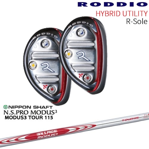 RODDIO HYBRID UT R-Sole ハイブリッド ユーティリティ Rソール[UT]ロッディオRODDIO NS PRO MODUS 3 TOUR 115(赤) 日本シャフト｜カスタムクラブ工房 OVDGOLF