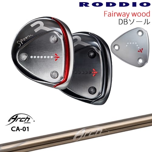 【OVDカスタム】RODDIO フェアウェイウッド DBソール 2024年モデル[FW]ロッディオRODDIO CA-01 ARCH GOLF アーチゴルフジャパン