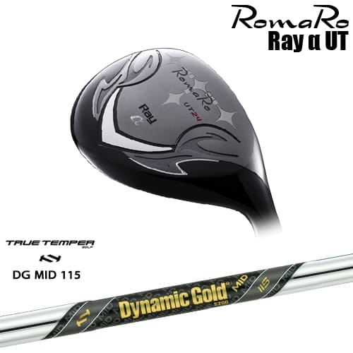 【予約/8～9月発売予定】【OVDカスタム】Romaro Ray α UT ユーティリティ[UT]ロマロROMARO Dynamic Gold MID 115 TRUE TEMPERトゥルーテンパー｜カスタムクラブ工房 OVDGOLF