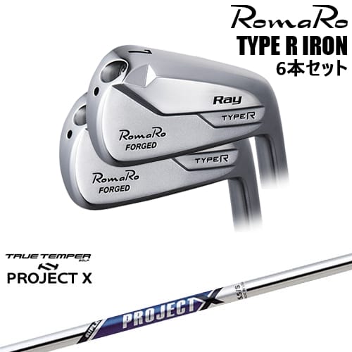 【OVDカスタム】RomaRo Ray TYPE R IRON アイアン6本set(5I-PW/6I-AW)[5P]ロマロROMARO PROJECT XTRUE TEMPERトゥルーテンパー｜カスタムクラブ工房 OVDGOLF