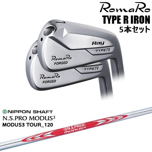 RomaRo Ray TYPE R IRON アイアン5本set(6I-PW/7I-AW)[6P]ロマロROMARO N.S.PRO MODUS3 日本シャフト｜カスタムクラブ工房 OVDGOLF