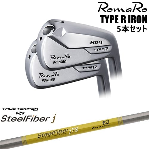 RomaRo Ray TYPE R IRON アイアン5本set(6I-PW/7I-AW)[6P]ロマロROMARO スチールファイバーj(パラレル) SteelFiberTRUE TEMPER