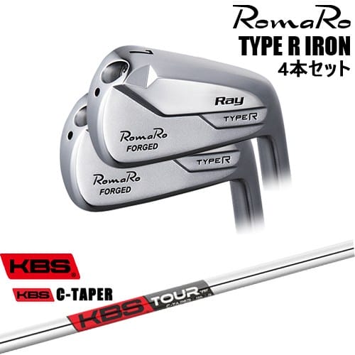 【OVDカスタム】RomaRo Ray TYPE R IRON アイアン4本set(7I-PW/8I-AW)[7P]ロマロROMARO KBS C-TAPER｜カスタムクラブ工房 OVDGOLF