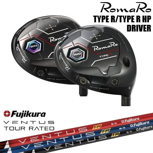【OVDカスタム】Ray TYPE R/TYPR R HP ドライバー [DW]ロマロROMARO フジクラ VENTUS TR ブルー ブラック レッド ベンタス Fujikura