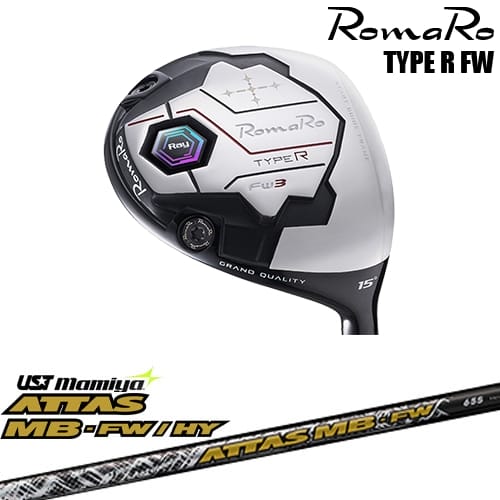 【OVDカスタム】RomaRo Ray TYPE R FW フェアウェイウッド[FW]ロマロROMARO ATTAS MB-FW アッタスエムビー マミヤmamiya