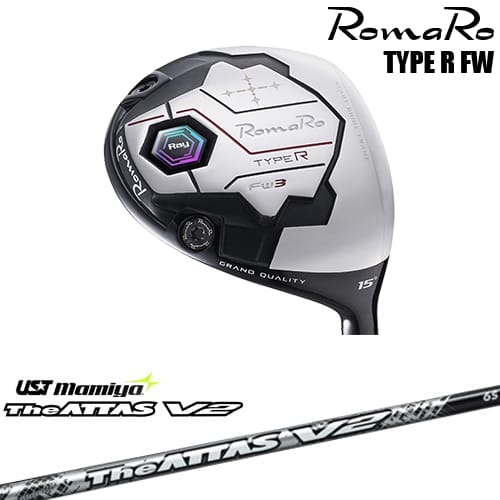 【OVDカスタム】RomaRo Ray TYPE R FW フェアウェイウッド[FW]ロマロROMARO The ATTAS V2 ジ・アッタス マミヤmamiya｜カスタムクラブ工房 OVDGOLF