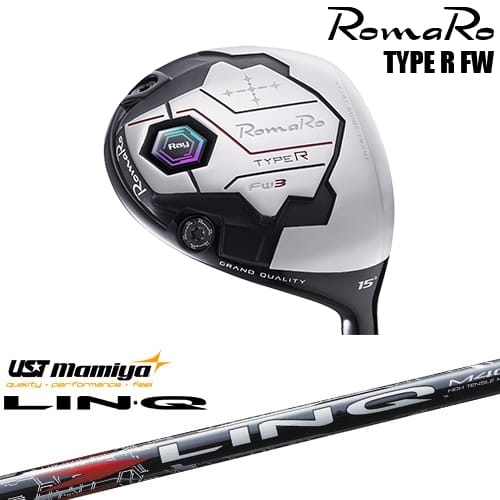【OVDカスタム】RomaRo Ray TYPE R FW フェアウェイウッド[FW]ロマロROMARO LIN-Q RED EX リンク レッド EX マミヤmamiya