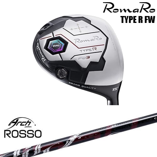 【OVDカスタム】RomaRo Ray TYPE R FW フェアウェイウッド[FW]ロマロROMARO Natural9 ROSSO ロッソ ARCH GOLF アーチゴルフジャパン
