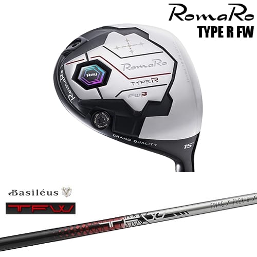 【OVDカスタム】RomaRo Ray TYPE R FW フェアウェイウッド[FW]ロマロROMARO TFW ティーエフダブリュー Basileus バシレウス トライファス