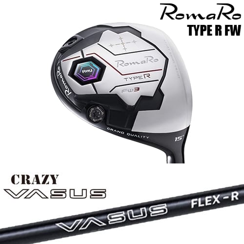 【OVDカスタム】RomaRo Ray TYPE R FW フェアウェイウッド[FW]ロマロROMARO CRAZY VASUS クレイジー バーサス
