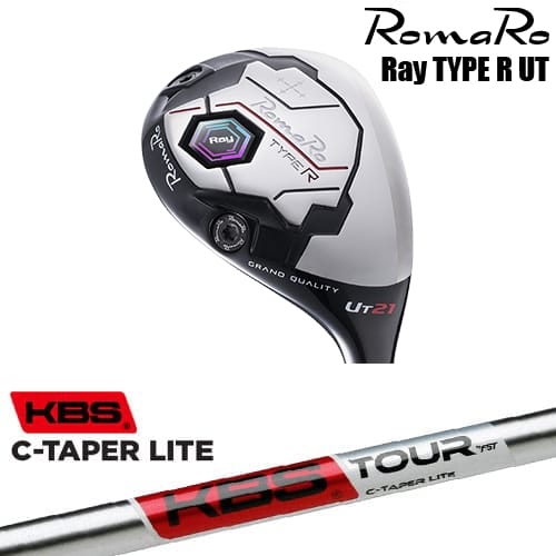 【OVDカスタム】RomaRo Ray TYPE R UT ユーティリティ[UT]ロマロROMARO KBS C-TAPER LITE シーテーパー ライト｜カスタムクラブ工房 OVDGOLF