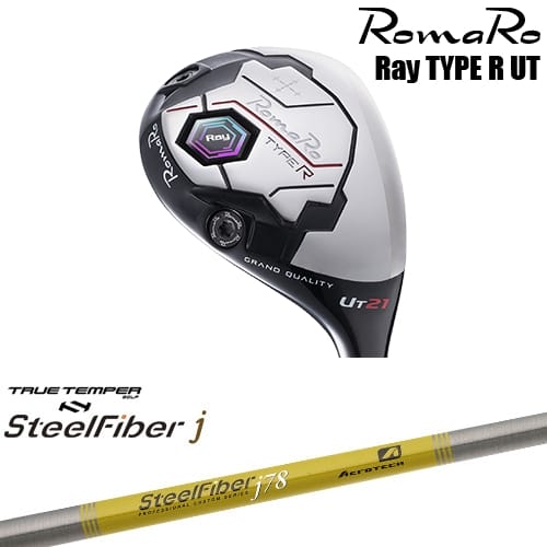 【OVDカスタム】RomaRo Ray TYPE R UT ユーティリティ[UT]ロマロROMARO スチールファイバーj(パラレル) SteelFiberTRUE TEMPER｜カスタムクラブ工房 OVDGOLF