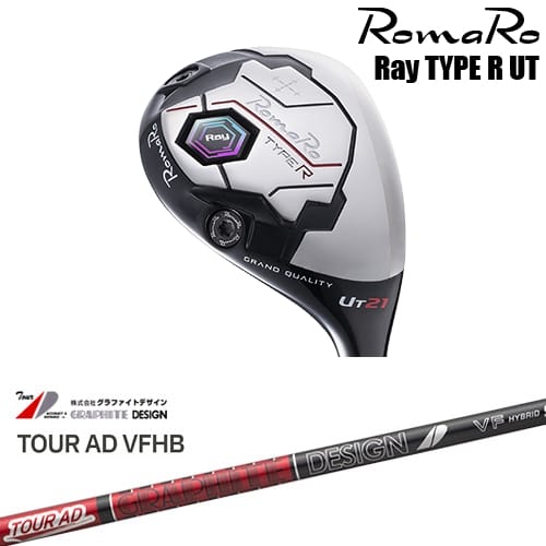 【OVDカスタム】RomaRo Ray TYPE R UT ユーティリティ[UT]ロマロROMARO TOUR AD VFHB ツアーAD ブイエフ エイチビー グラファイトデザイン